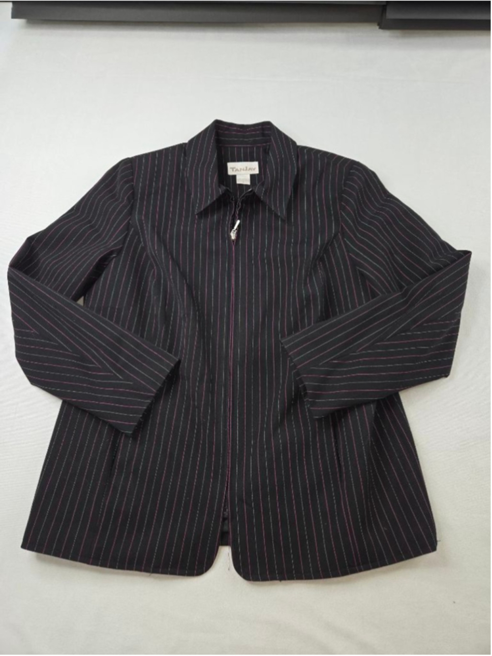 Tanjay | Blazer | Zipper | Women | Stripped | Size 12